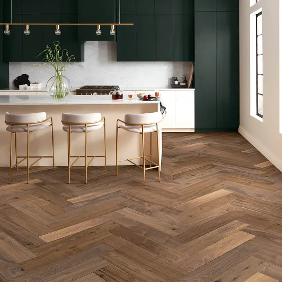 Anderson Tuftex Revival Walnut Herringbone - Era | GreenFlooringSupply.com